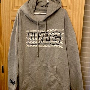 live large - hooded sweatshirt